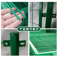 Welded Wire Mesh Fence Panel with Triangular Bends for Garden and Enclosures