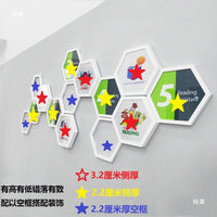 Hexagonal Resin Photo Frame Modern Minimalist Geometric Wall Decor