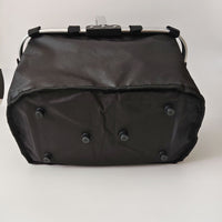 Foldable Insulated Picnic Basket with Logo Print, Cooler Bag for Car and Food Delivery