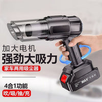 Wireless Car Vacuum Cleaner with Powerful Suction, Handheld Mini for Auto Interior & Home Use