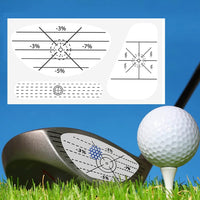 50-Pack Golf Club Impact Labels for Woods Irons Putters - Shot Recording & Training Aid