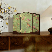 New Chinese Style Floral Butterfly Desktop Screen Ornament for Tea Room and Study
