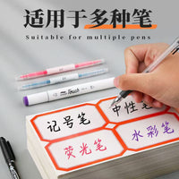 Large Waterproof Adhesive Labels for Organization and Naming, Tearable and Residue-Free