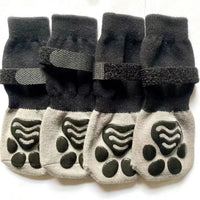 Pet Anti-Slip Indoor Socks for Cats and Dogs, Warm Paw Protectors for Small to Large Breeds