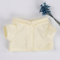 Doll Clothes Cotton Doll Shirt Suit Base Shirt for 10cm 15cm 20cm Plush Dolls