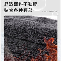 Unisex Fleece Lined Knitted Neck Warmer for Winter Outdoor Activities