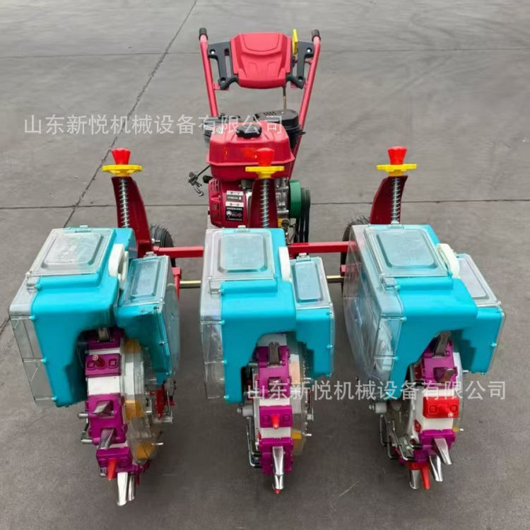 Self-Propelled Gasoline Planter for Corn and Soybean, Single/Double/Triple Row Precision Seeder with Fertilizer