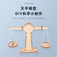 Kids' Science Experiment Balance Scale Kit - Educational Physics Toy for Children's DIY Assembly