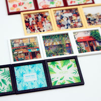 Dollhouse Miniature Modern Illustration Wall Art Set for Living Room Decor