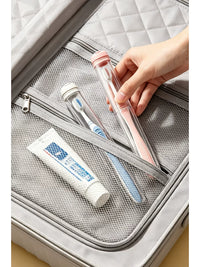 Portable Toothbrush Travel Case Transparent Dustproof Holder for Business Trips and Travel