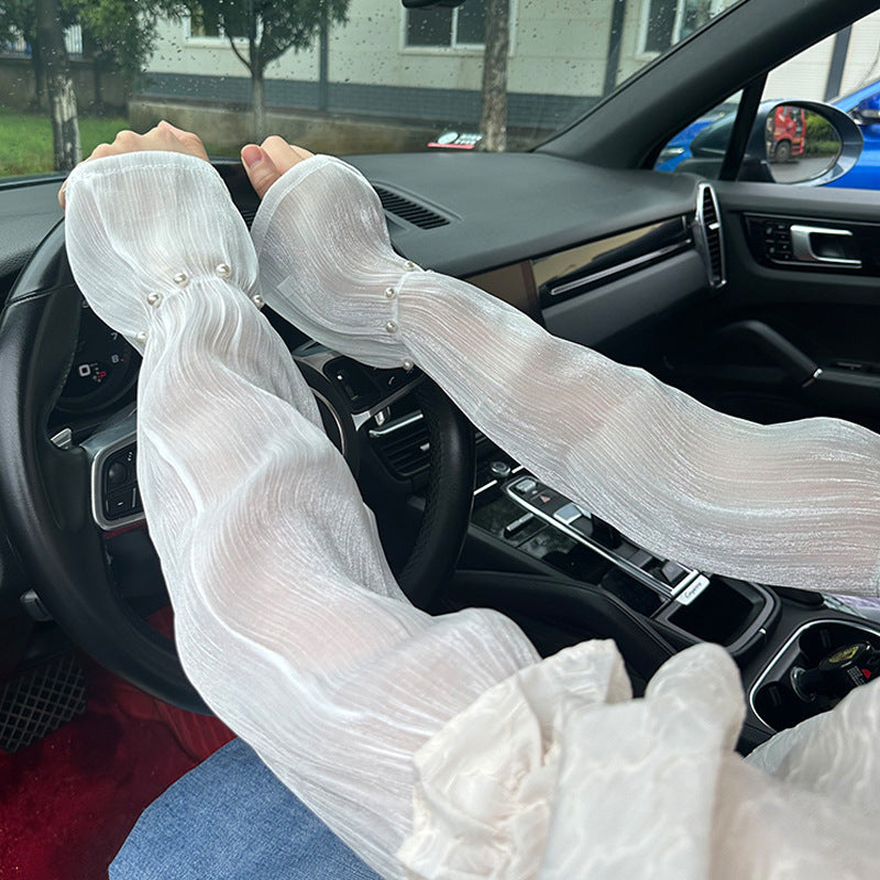 UV Protection Cooling Arm Sleeves for Outdoor Activities