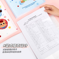 Cute Cartoon A4 Document Folder for Students