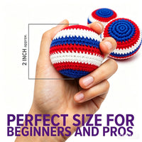 Handmade American Flag Beanbag for Outdoor Multi-Player Games