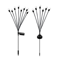 Solar Powered Firefly Garden Lights - LED Swaying Landscape Decoration for Yard & Patio