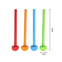 Bird Perch Stand for Parrots and Small Birds - Claw Grinding Plastic Perch Toy