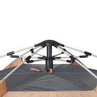 Automatic Hexagonal Pop-Up Camping Tent for 3-4 People, Portable and Thickened Sunshade