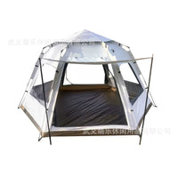 Automatic Pop-Up Hexagonal Camping Tent for Family Outdoor Leisure