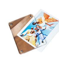 Magnetic Acrylic Photo Frame for Instax Mini and Small Cards, Desktop Display