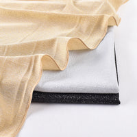 Solid Color Knitted Nylon Stretch Scarf Shawl for Evening Dresses and Parties