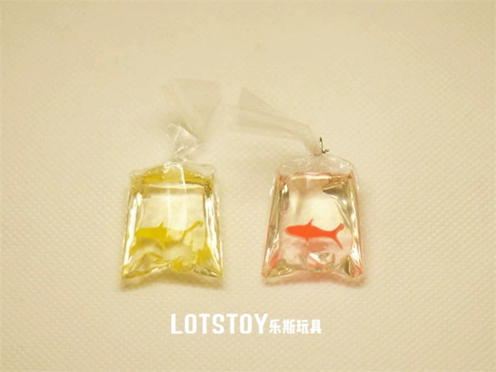 Miniature Simulation Goldfish Model for Micro Landscape Decor