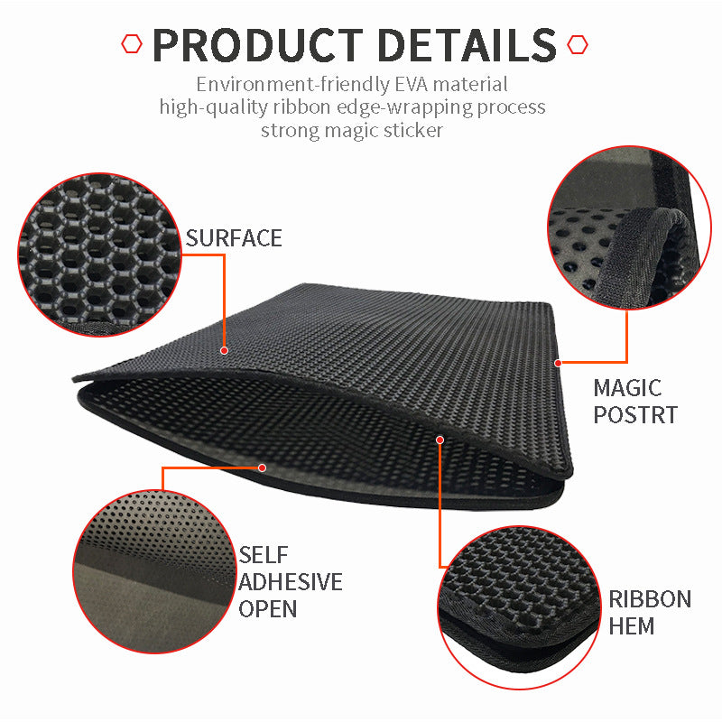 Large Waterproof Double-Layer EVA Cat Litter Trapper Mat
