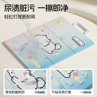 Pet Cooling Mat for Cats and Dogs, Foldable Scratch-Resistant Summer Ice Pad, Waterproof Pet Bed