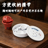 Chaoshan Kung Fu Tea Set Miniature Simulation Play Toy for Kids