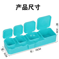 Magnetic Ground Plug Fishing Bait Box with Hook Storage
