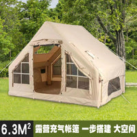 Inflatable Camping Tent for Outdoor Travel, Thickened Rainproof Shelter