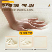 Waterproof Bay Window Cushion with Removable Skirt, Sponge Filling, Luxury Balcony Pad, All-Season