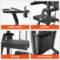 Assisted Pull-Up Machine for Home Gym, Multi-Functional Training Equipment for Lumbar Traction and Dips