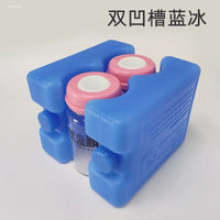 Portable Breast Milk Cooler Bag with Ice Pack for Outdoor Storage