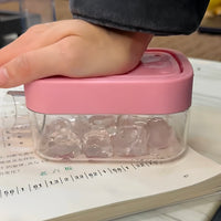 Instant Ice-Making Portable Coffee Cup for Home and Car Use, 2-in-1 Ice Grid Food-Grade Ice Cup