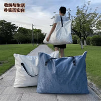 Large Capacity Moving Storage Bag Dustproof Clothes Organizer Travel Luggage Tote
