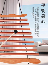 9-Tone Hand-Crank Wind Chime for Yoga & Meditation Sound Therapy