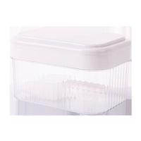 Large Capacity Ice Cube Tray with Lid and Storage Bin, Food-Grade Ice Maker Mold for Freezer, Household Ice Box