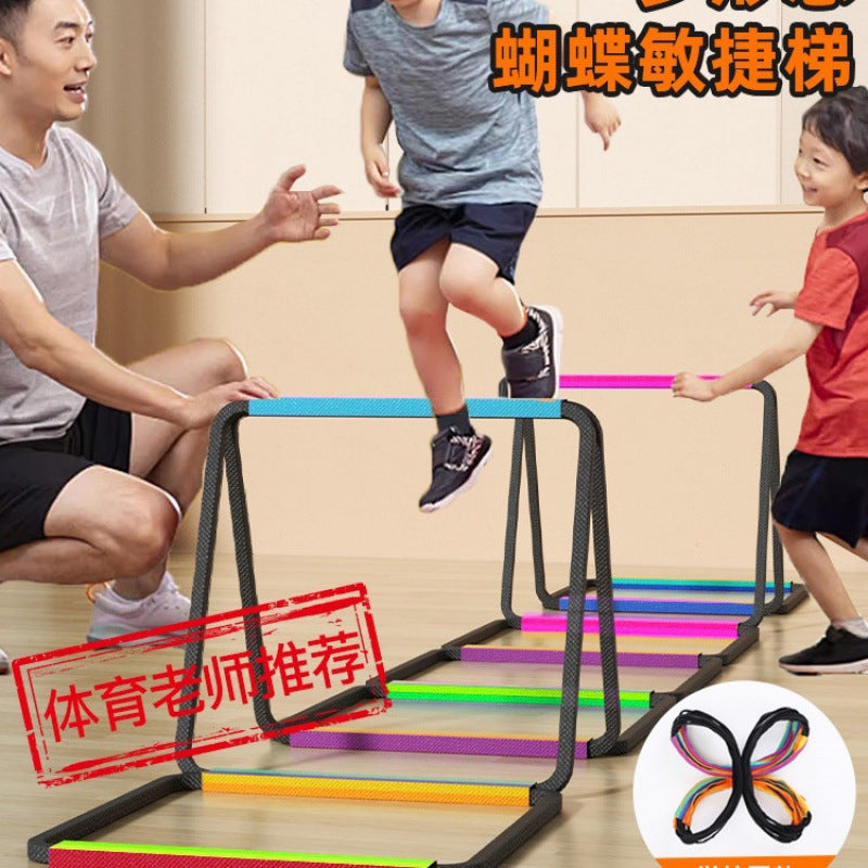 Agility Ladder for Kids, Multi-Shape Foldable Speed Training Ladder for Sensory Integration, Soccer, Football, and Fitness
