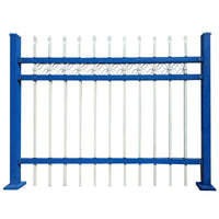 Galvanized Steel Fence Panel for Residential, School, Villa and Factory Perimeter Use