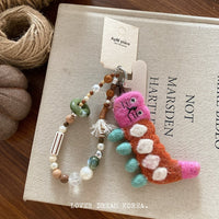 Handmade Nepali Wool Felt Cat Doll Bag Charm Keychain