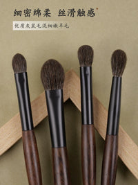Professional Squirrel Hair Blend Eyeshadow Brush Set for Detailed Eye Makeup and Highlighting