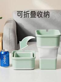 Foldable Car Trash Can Multi-functional Portable Storage Bin for Travel Camping Dormitory Car Washing