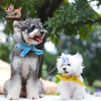 Cheers Pet Cooling Ice Scarf for Dogs with Bowknot and Ice Pack Pocket