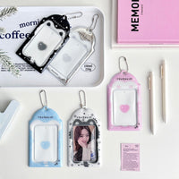 Fuzzy Animal 3-inch PVC Photocard Holder for K-Pop Photocards and ID Cards
