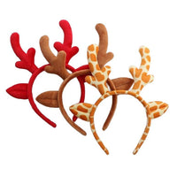 Women's Christmas Reindeer Antler Costume Set with Headband