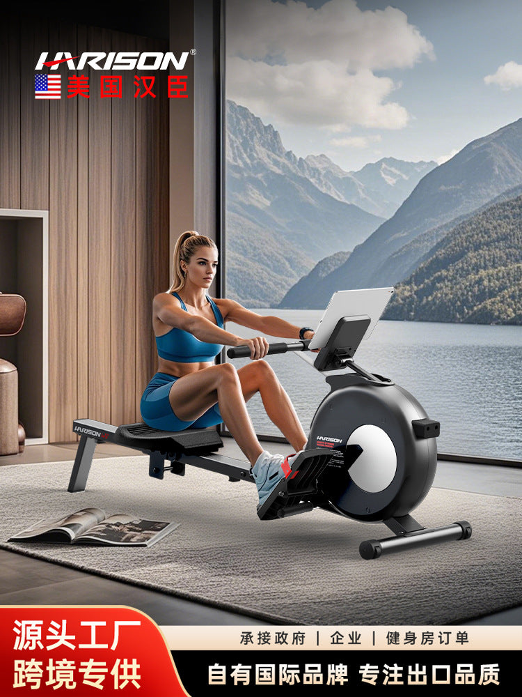 Hanschen W9eco Magnetic Rowing Machine for Home Gym, Silent Cardio Workout Trainer