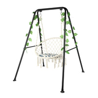 Outdoor Swing Chair for Adults and Children, Patio Leisure Hanging Chair