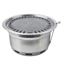 Korean Style Commercial Charcoal Grill with Exhaust System for BBQ