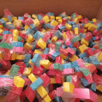 Colorful Six-Piece Luban Lock Brain Teaser Puzzle for Adults and Children