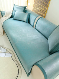 Ice Silk Rattan Cooling Mat for Lounge Chair, Rocking Chair, Sofa - Summer Nap Pad