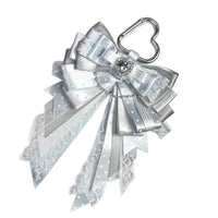 Ins-Style Ribbon Bowknot Pendant for Light Stick Decor, Ita Bag Charm, DIY Hair Accessory